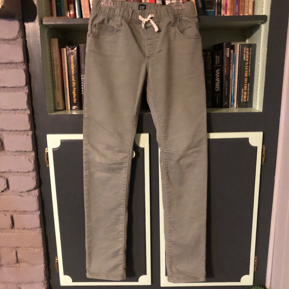 GAP DENIM -Tie Front Elastic Waist Pant- Jr sz XXL